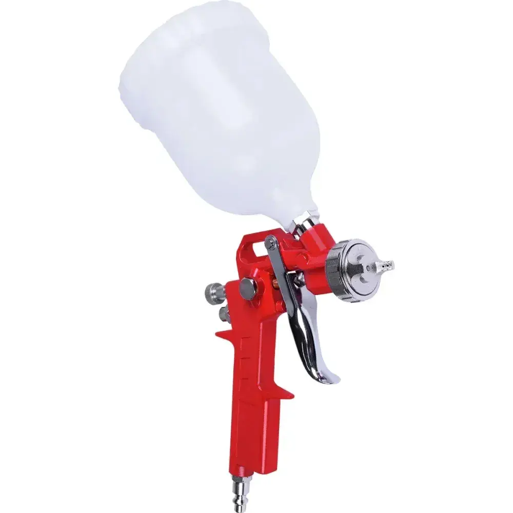 Pistola de pintura hvlp com caneca 1,5MM 600ML primer Bumafer — fotografia 7