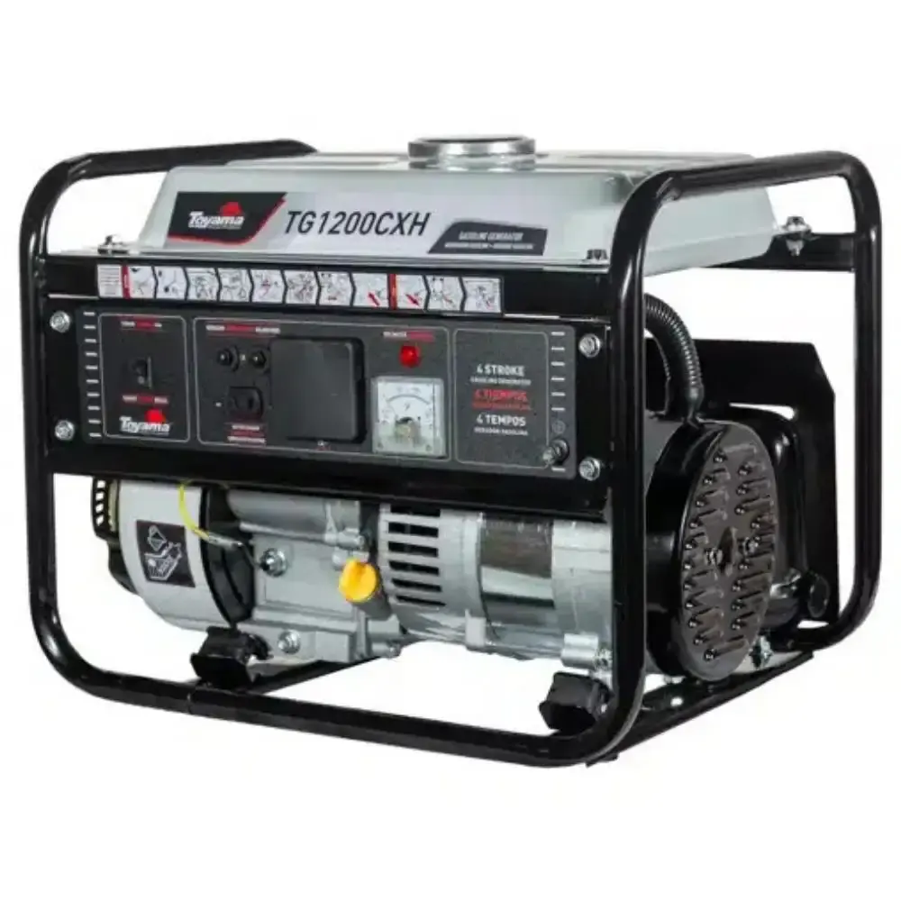 Gerador gasolina 1 KVA monofásico com carregador de bateria TG1200CXH Toyama 220 V — fotografia de referência