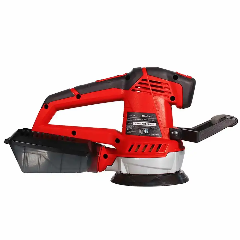 Lixadeira roto-orbital 400W 5 POL com maleta e coletor te-rs 40 e Einhell 110 V — fotografia 5