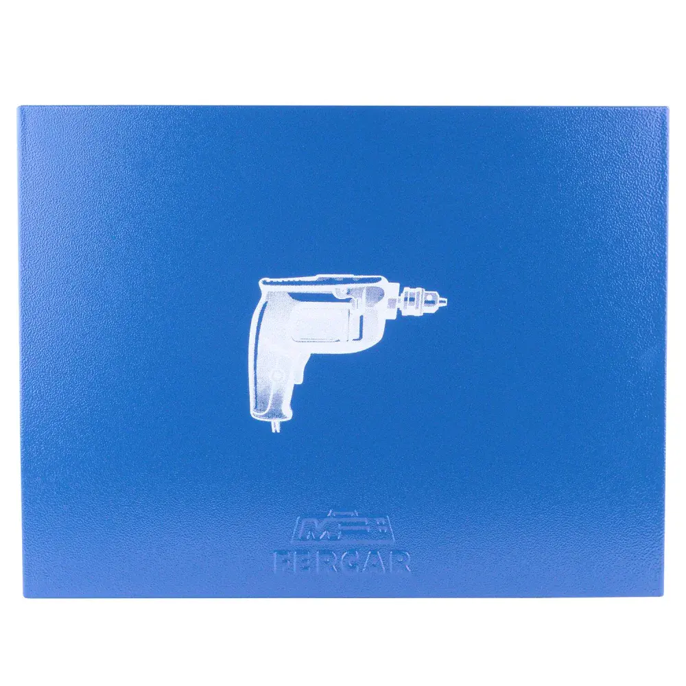 Caixa de metal para furadeira 40X29X10CM MT04 Fercar — fotografia 4