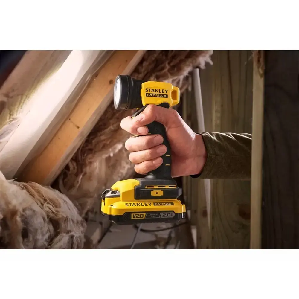 Lanterna led 20V max SCL020-BR com 2 baterias Stanley — fotografia 5