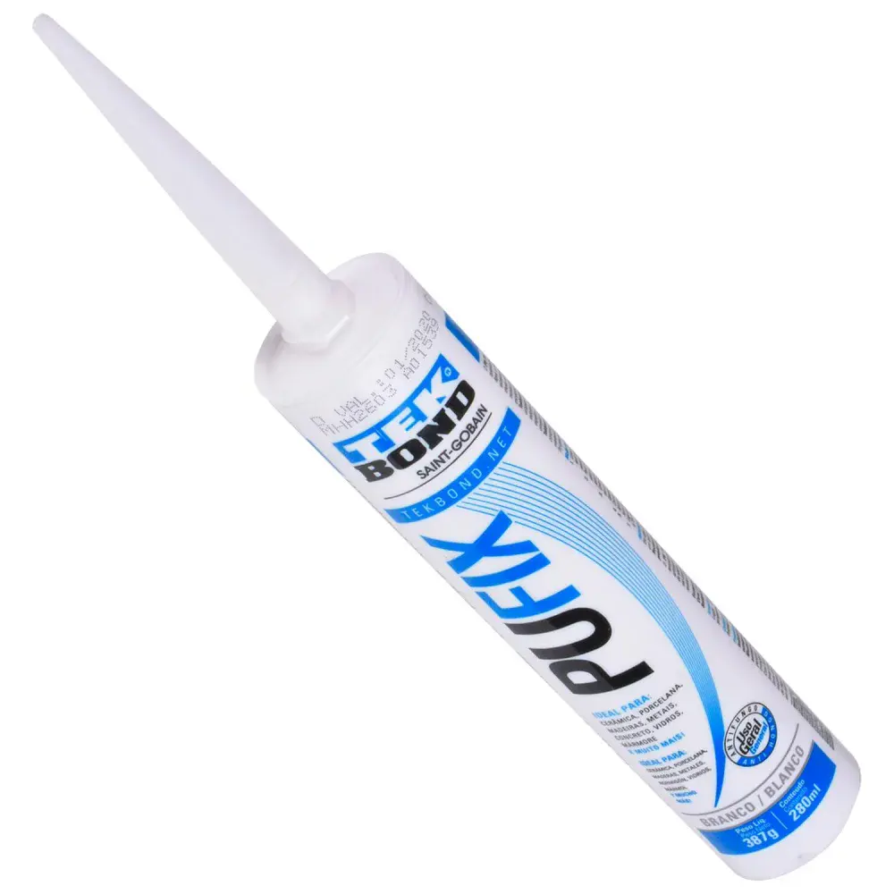 Adesivo multiuso PU40 fix branco 280ML Tekbond — fotografia 3