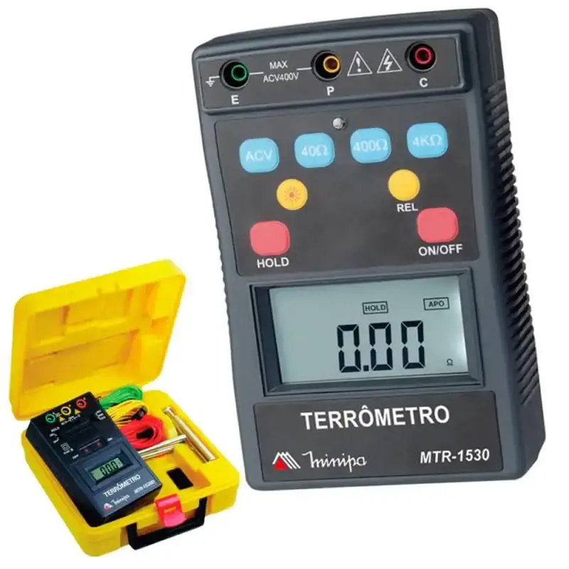 Termômetro digital portátil 400V MTR-1530 Minipa