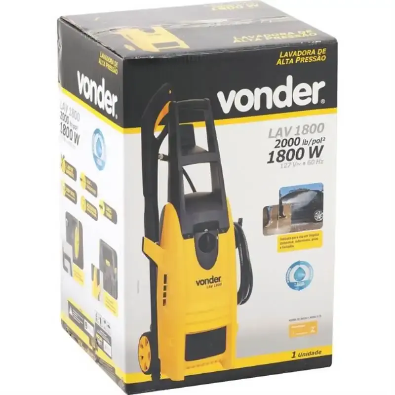 Lavadora alta pressão LAV1800 1800W Vonder 110 V — fotografia 4