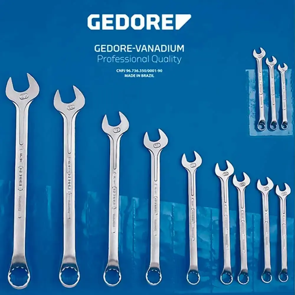 Jogo de chave combinada de 6 à 32 MM 15 peças cromo vanadium Gedore — fotografia 4