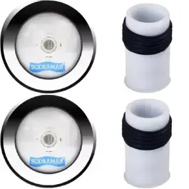 Luminária Refletor Led Piscina 10W com Adaptador cano 20mm para 25mm SODRAMAR — fotografia 2