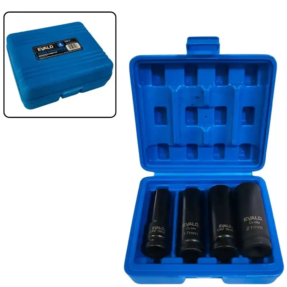 Chave de impacto a bateria 40V 1 POL 3150NM e kit de soquetes longos de impacto 1/2 POL evald Makita — fotografia 3
