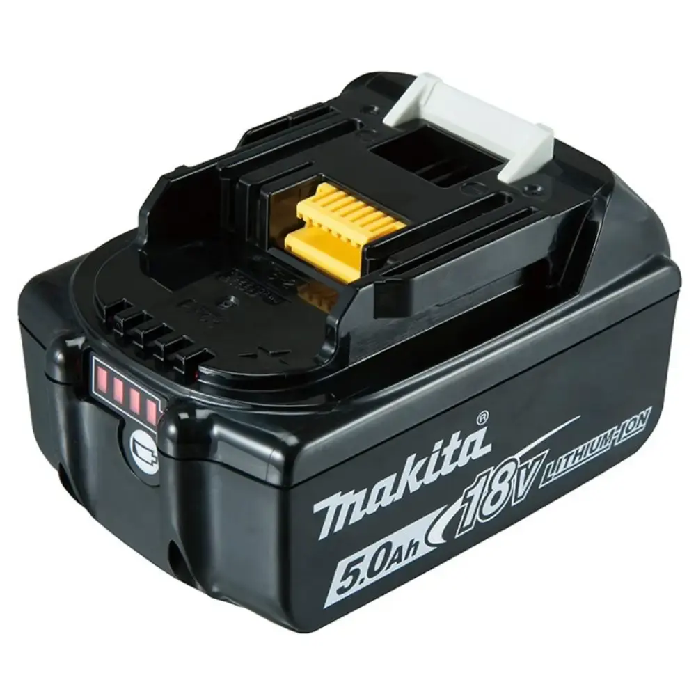 Carregador duplo 220V DC18RD com 2 baterias 18V 5,0AH BL1850B Makita — fotografia 2