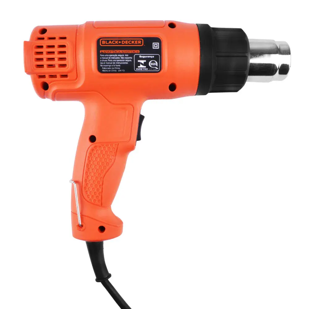 Soprador térmico 1500W HG1500-BR blackdecker - 127V Black & Decker — fotografia 3