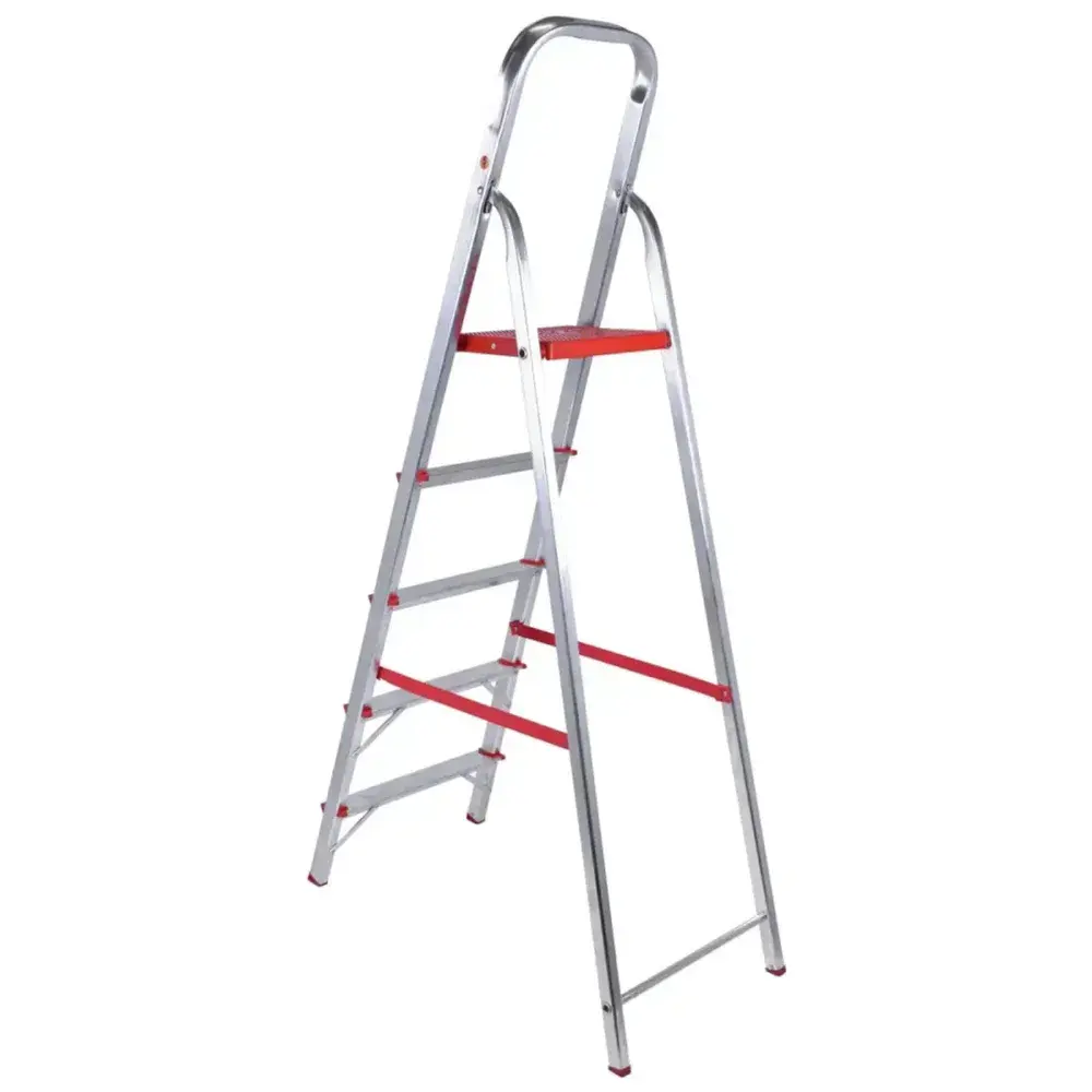 Escada aluminio 06 degraus suprema 1,12M ​​​​​​​ Worker — fotografia 5