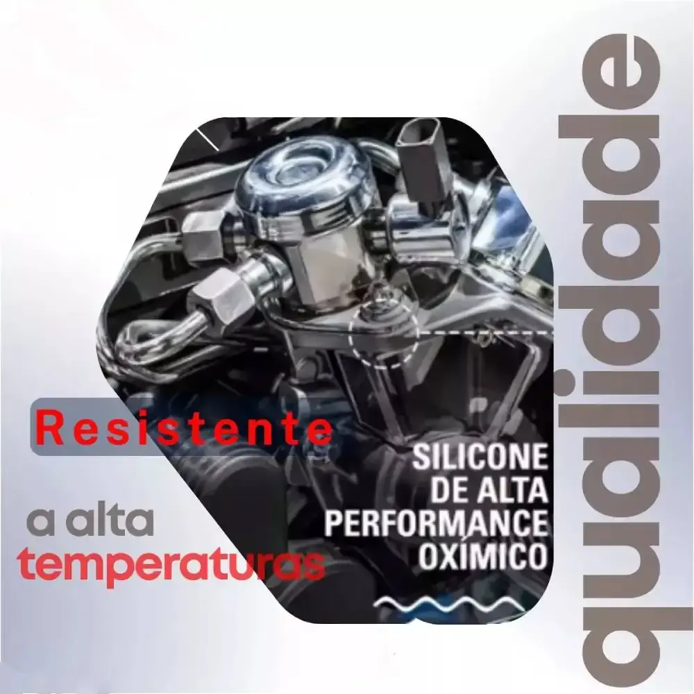 Silicone neutro para alta temperatura cobre 85G Tekbond — fotografia 4