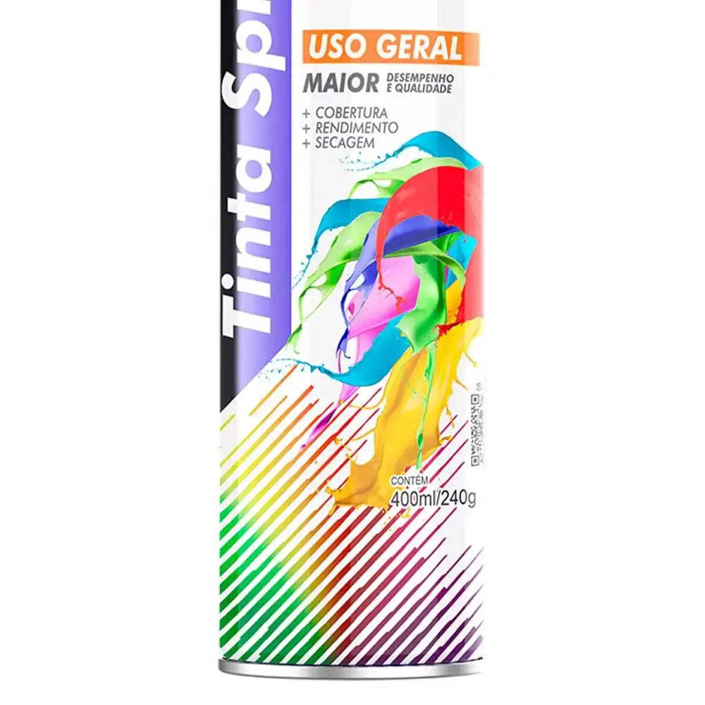 Tinta spray 400 ML mundial prime Vermelho — fotografia 10