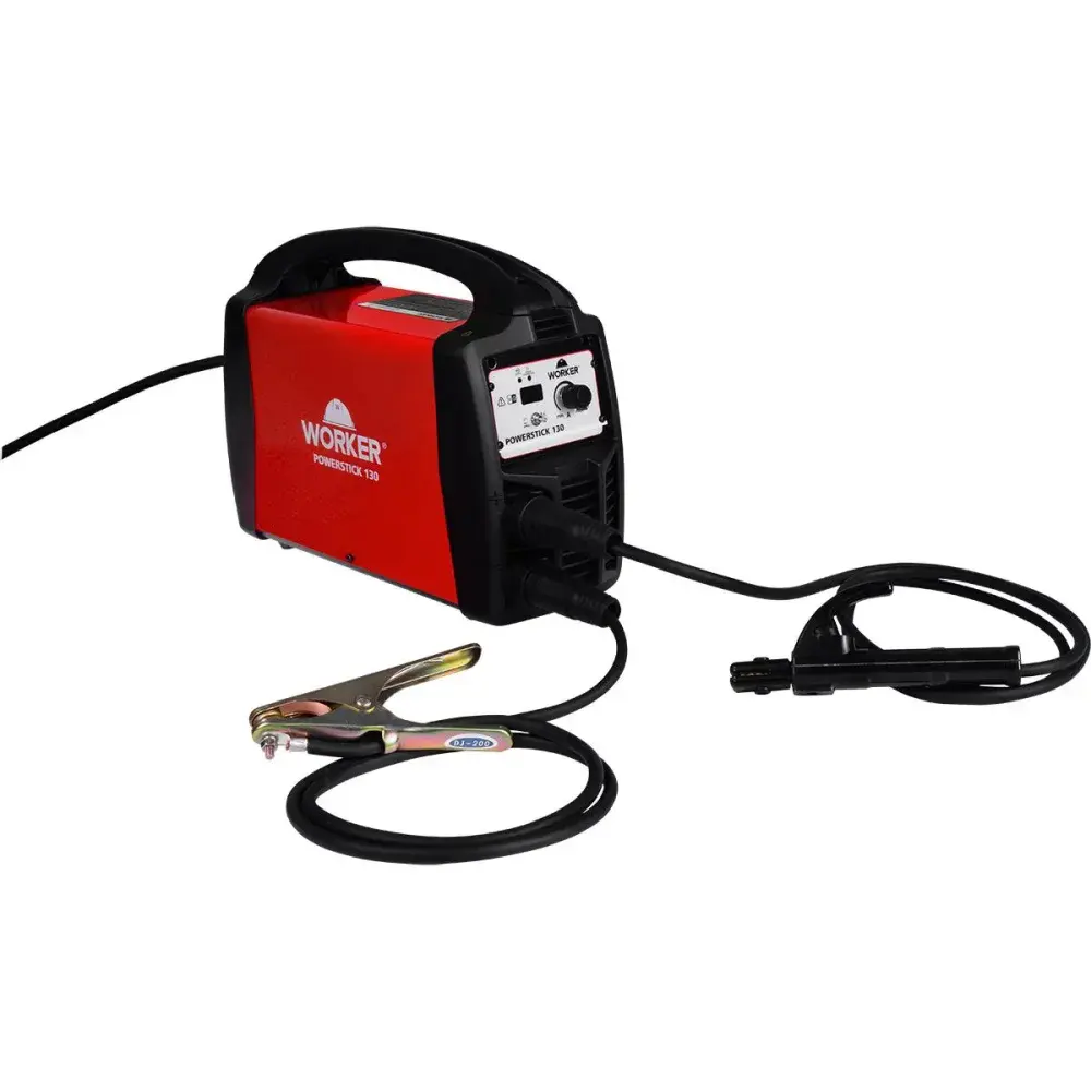 Inversora de solda com porta eletrodo powerstick 130A biv Worker — fotografia 7