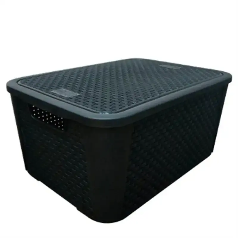 Caixa organizadora rattan 8.8 litros 2051 Plasnew