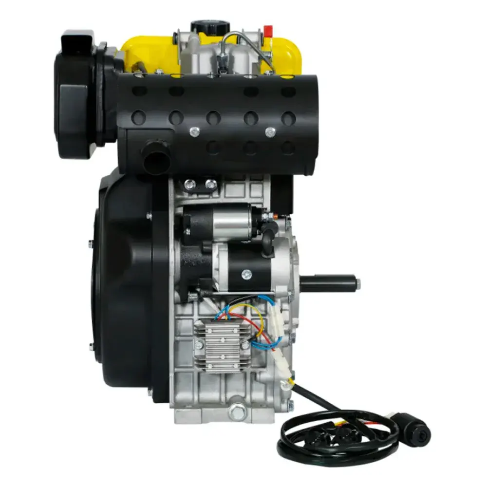 Motor a diesel 15HP com partida elétrica Matsuyama — fotografia 5
