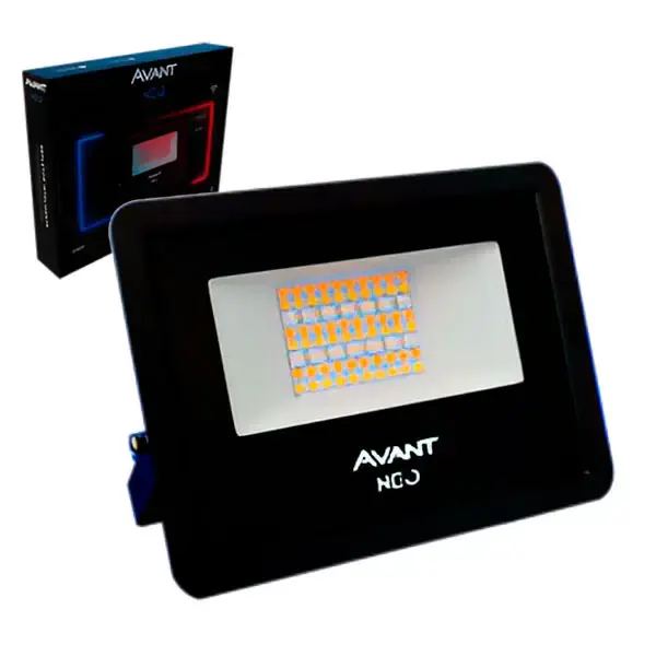 Refletor led NEO 30W BR6500K RGB bivolt Avant