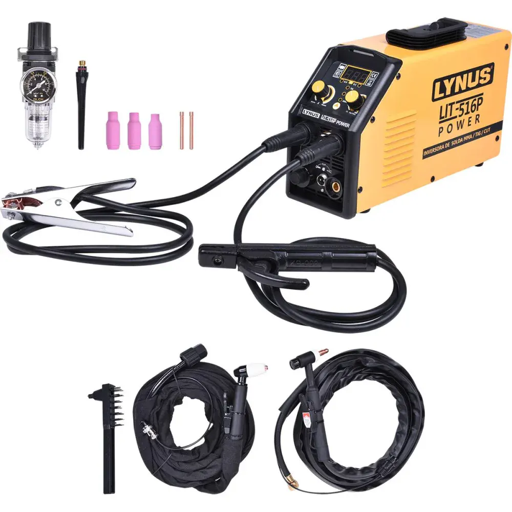 Inversor de solda multi-processos LIT-516P power 220V Lynus