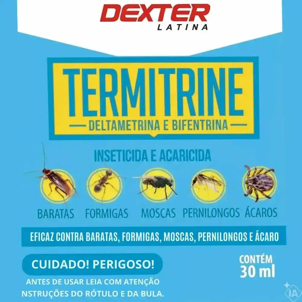 Inseticida e acaricida termitrine 30 ML Dexter — fotografia 5