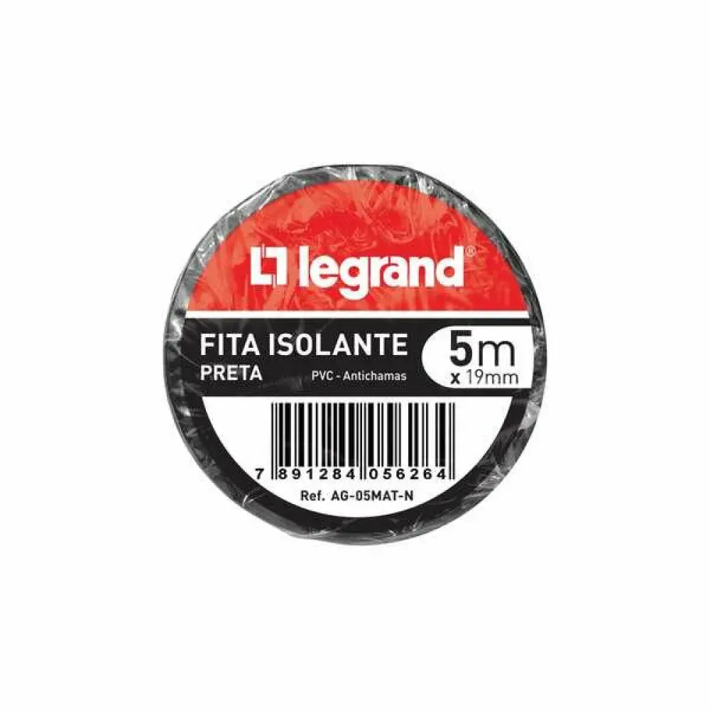Fita isolante ag 19MM x 5M 1 unidade Legrand — fotografia 2