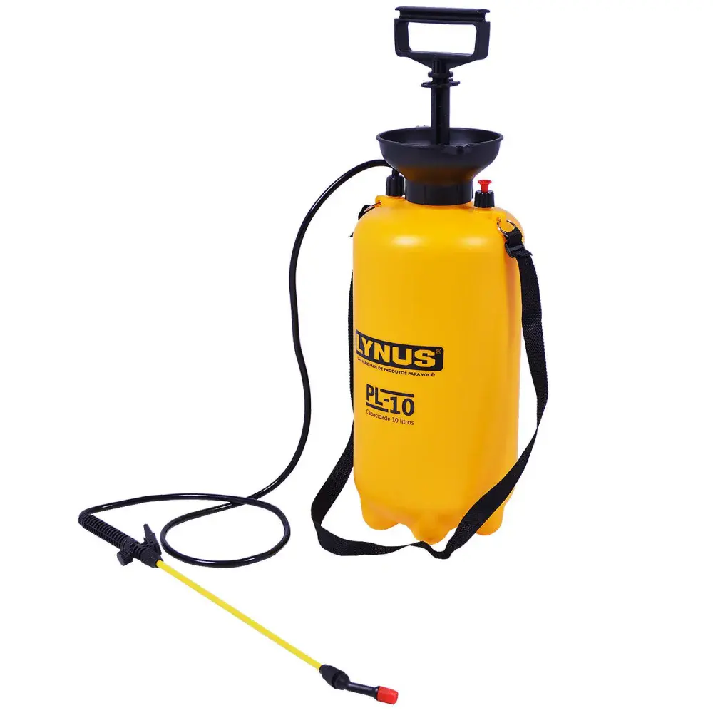 Pulverizador manual PL-10 10L polipropileno Lynus — fotografia 3