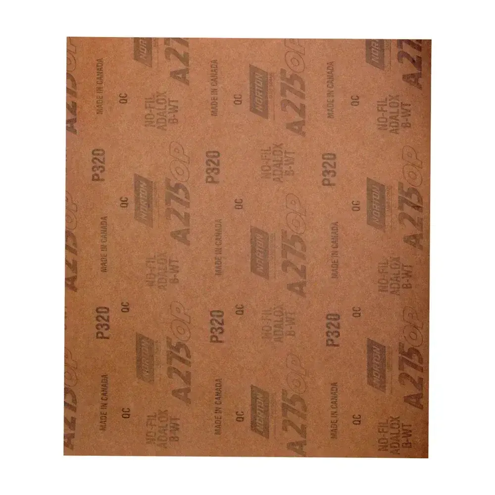 Lixa seco úmido A275 230X280MM grão 320 Norton — fotografia 5