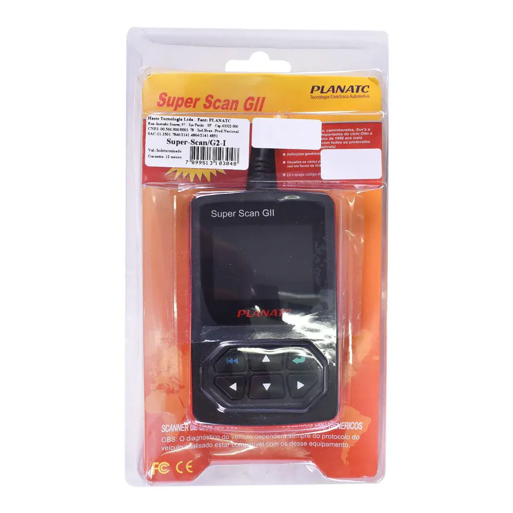 Scanner automotivo super scan G2 Planatc — fotografia 7