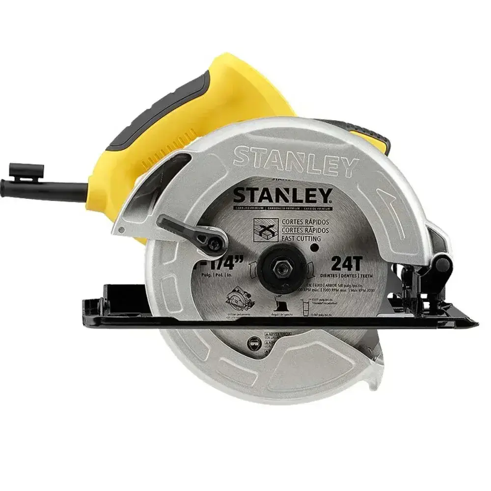 Serra circular angular 7 1/4 5500RPM 1600W 220V Stanley — fotografia 8