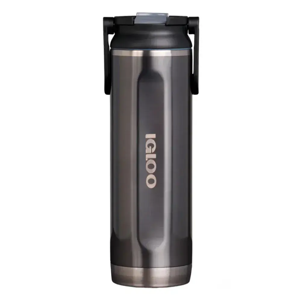 Garrafa de aço inoxidável sport carbonita 590ML Igloo