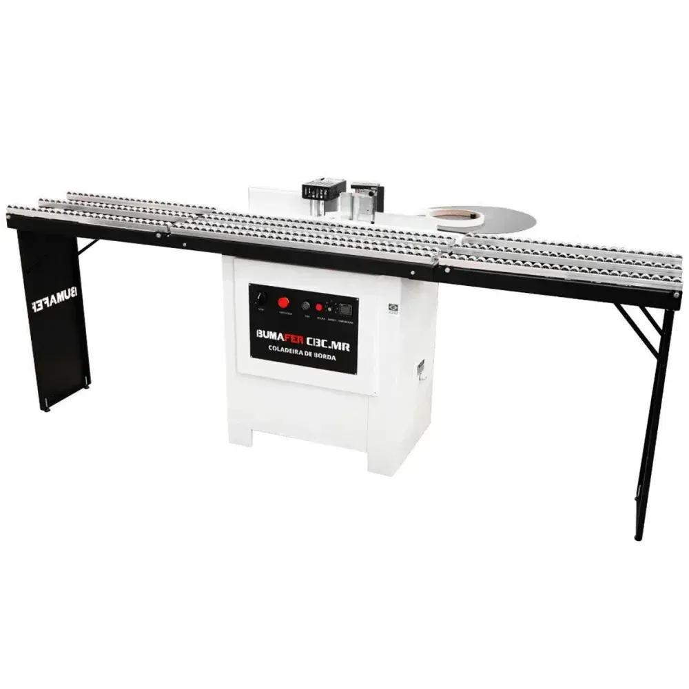 Coladeira de borda mesa roletada monofásica 220V Bumafer — fotografia 4