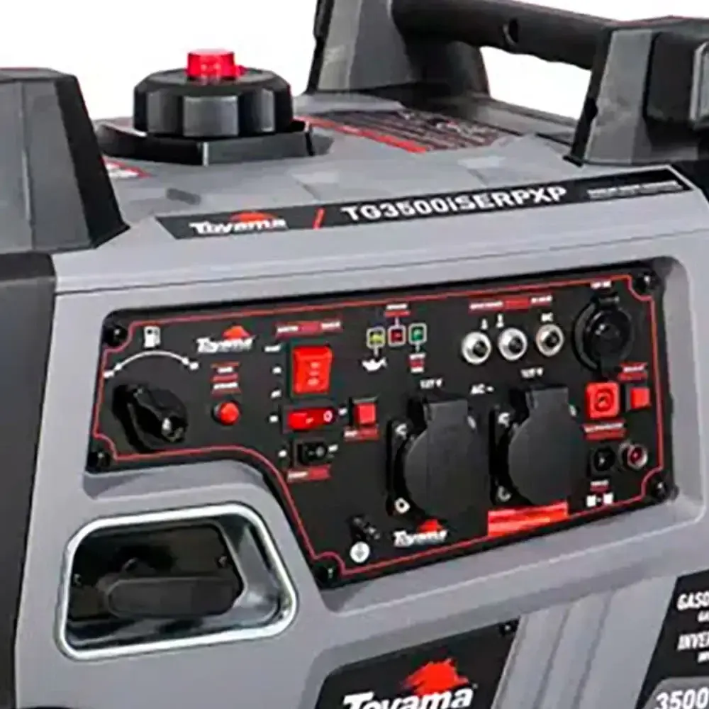 Gerador Gasolina 3.5kva 192 cc Partida Elétrica 4T Digital TG3500ISERP-XP e Controle Remoto TOYAMA 110 V — fotografia 9