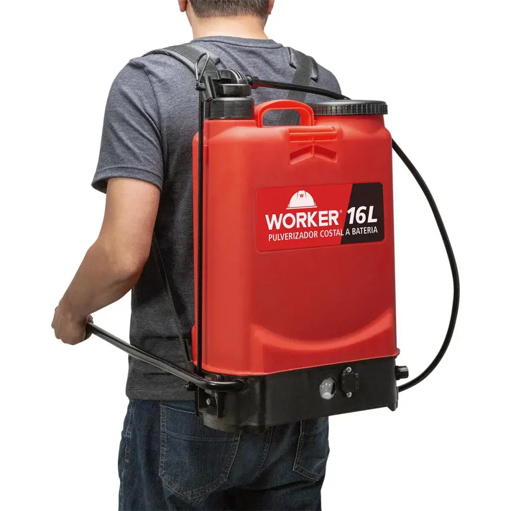 Pulverizador costal manual e a bateria 16L Worker — fotografia 4