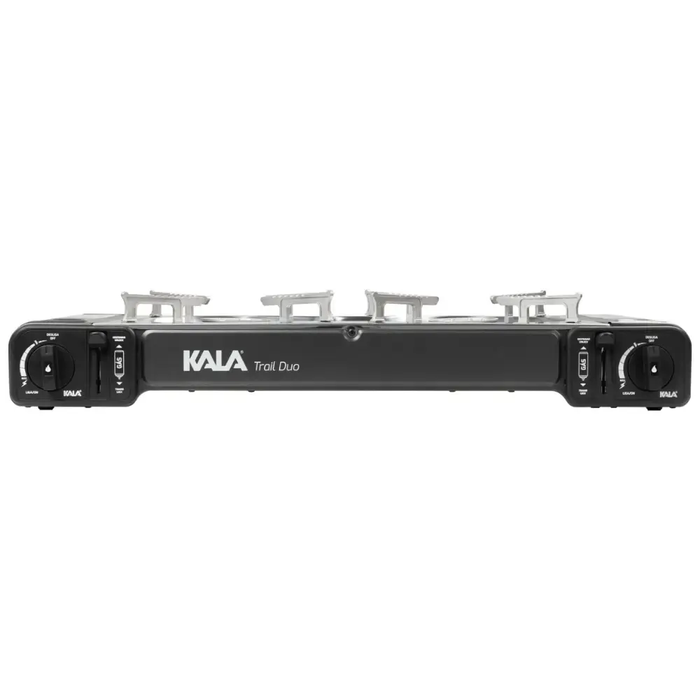 Fogareiro Portátil a Gás 2.3 kW Duas Bocas Acendimento Automático Trail Duo KALA — fotografia 4