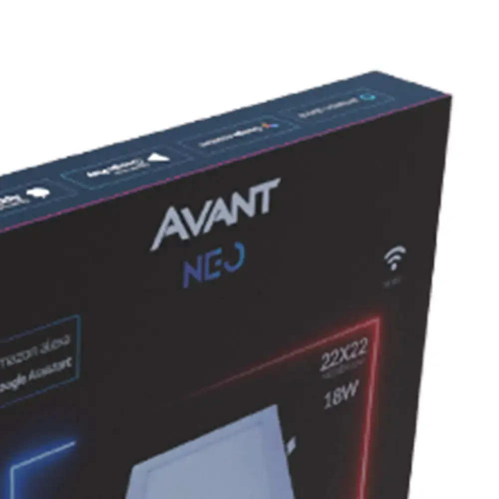 Painel led 18W inteligente NEO RGB embutir quadrado 2700K a 6500K Avant — fotografia 4