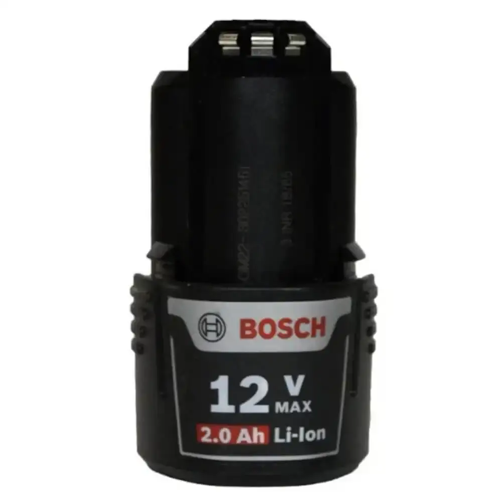 Bateria de li-on para parafusadeira 12 v 2 AH 1600A0021D Bosch — fotografia de referência