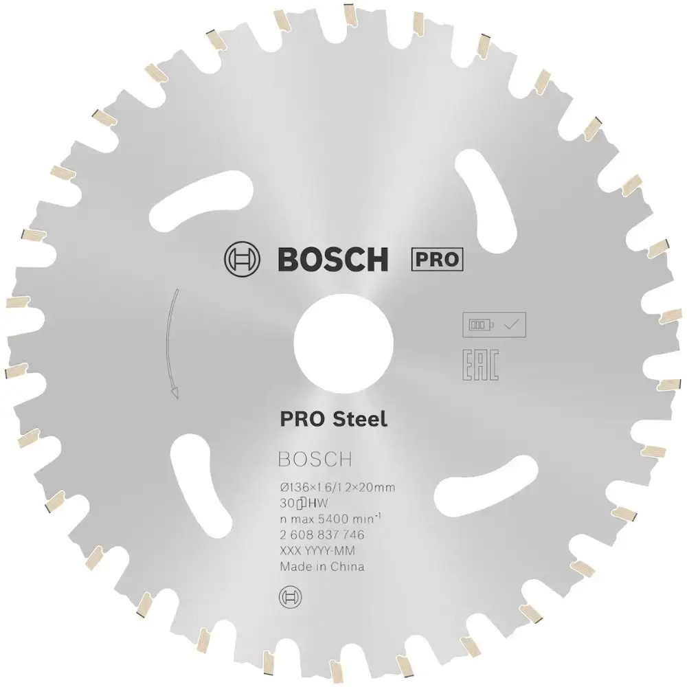 Disco de Corte STD For Wood 136 x 20 MM 30 Dentes BOSCH — fotografia de referência