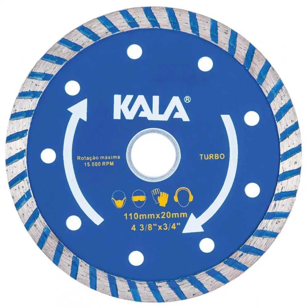 Disco diamantado turbo 4.3/8MM 15000RPM Kala — fotografia 3