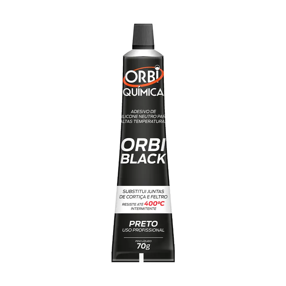 Adesivo de silicone neutro para altas temperaturas 70G 11455 Orbi