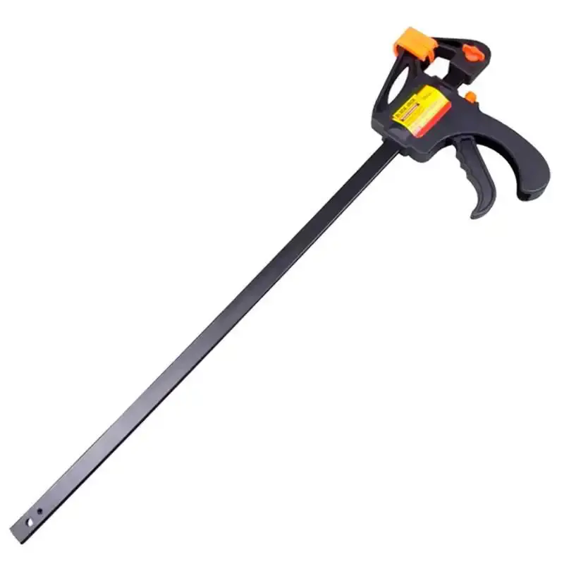 Grampo tipo sargento aperto rápido 18 POL 450 MM C168 kit 2 peças black jack — fotografia 2