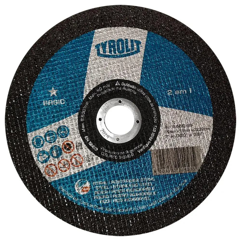 Disco de corte basic 78X1,6X22,23MM da Tyrolit