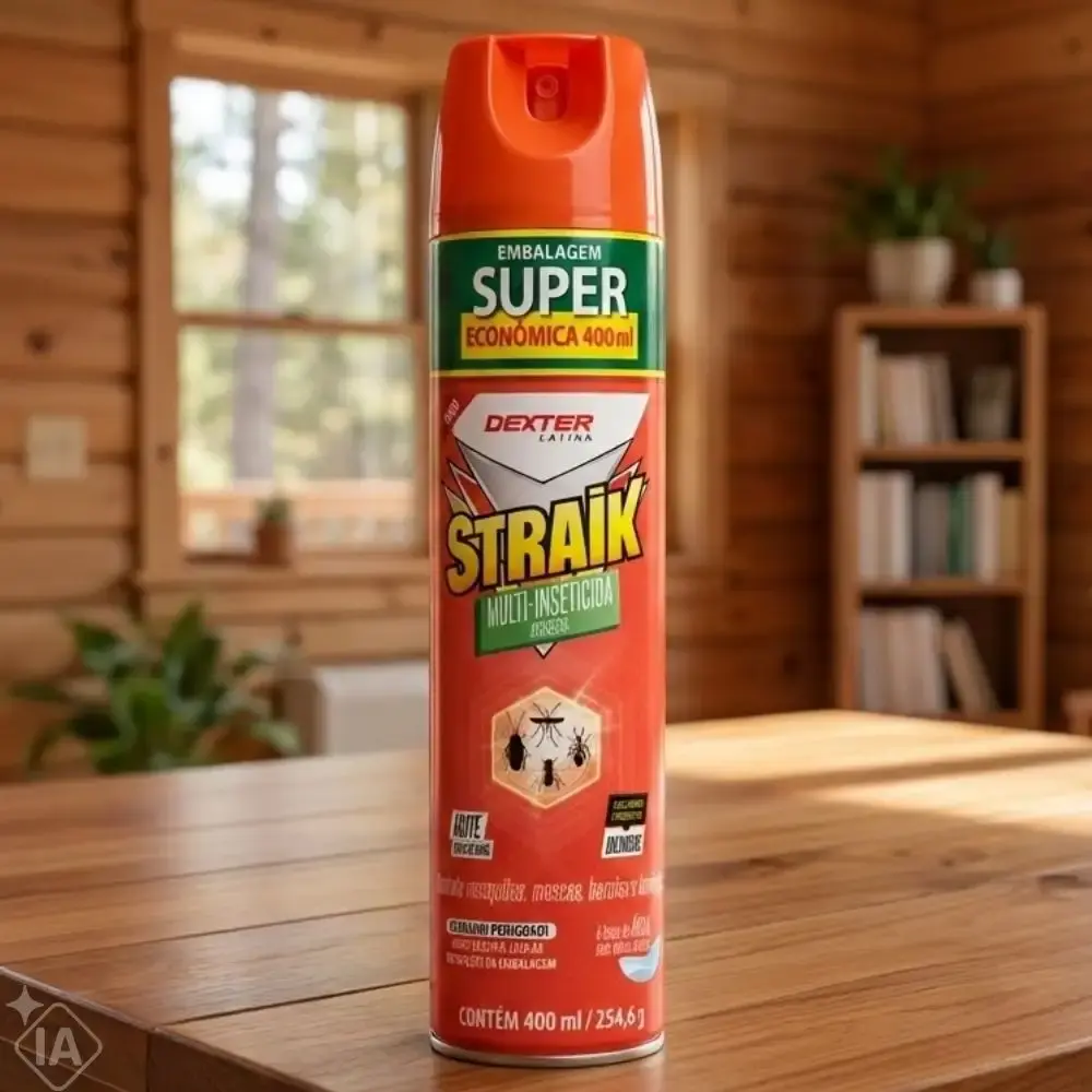 Spray aerossol multi inseticida straik 400 ML Dexter — fotografia 5