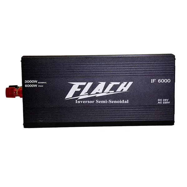 Inversor de tensão IF6000-2 semi senoidal 24V/220V - Flach