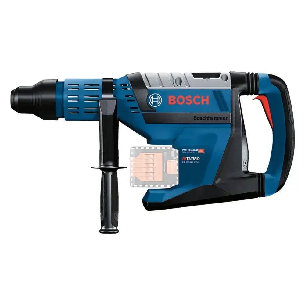 Martelo perfurador demolidor biturbo gbh 18V-45 c Bosch — fotografia 7