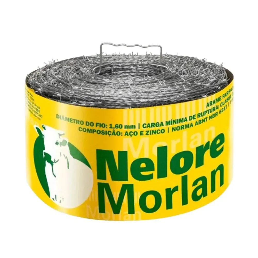 Arame farpado 1,60MM 500M nelore Morlan