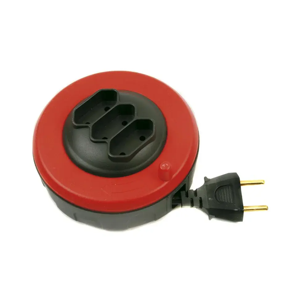 Extensão elétrica pop spin 5M preta 2P 10A 250V biv Daneva