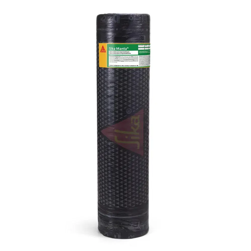 Manta asfáltica tipo i 3 mm c/ alumínio Sika