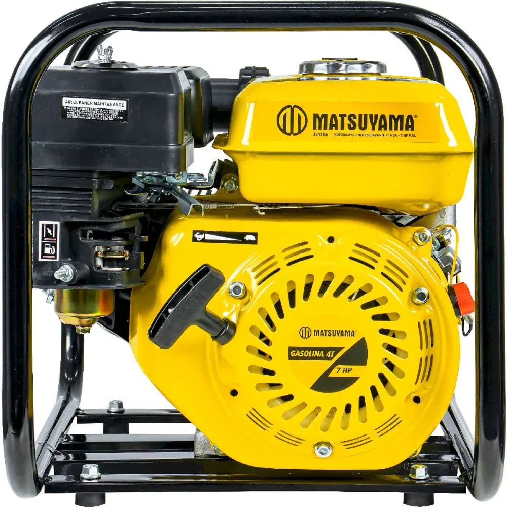 Motobomba a gasolina 7HP-NGA 2 auto escorvante pm Matsuyama — fotografia 10