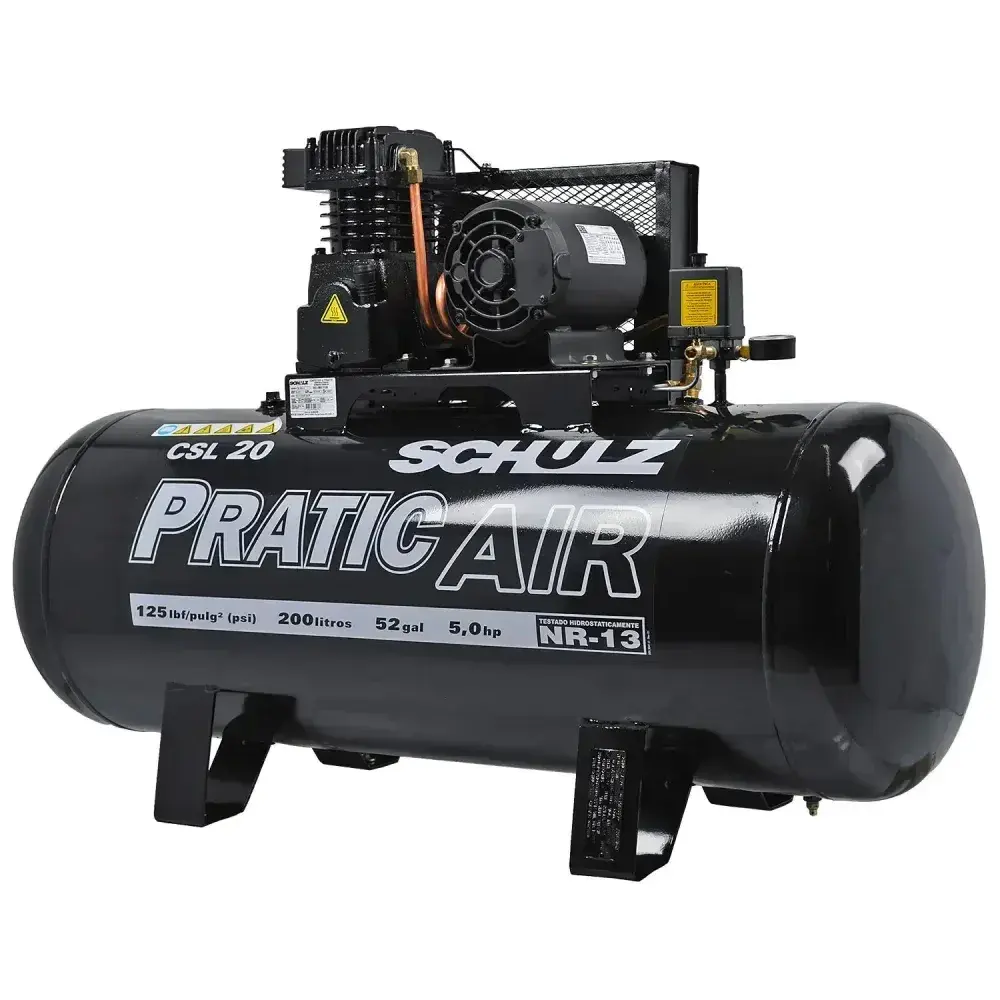 Compressor 20 pcm 20 0LTS 125LBS 220/380V Schulz — fotografia 7