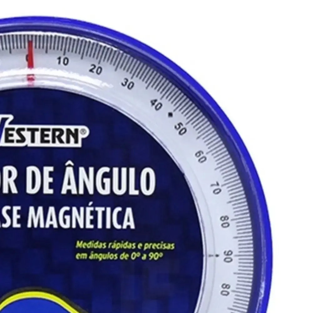 Medidor de ângulo inclinômetro base magnética 0 a 90° MA-180 Western — fotografia 4