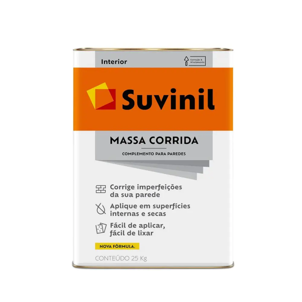 Massa corrida de 25KG da Suvinil