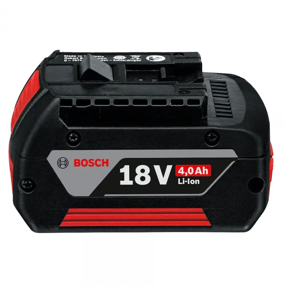 Kit 2 baterias 18V 4.0AH e 1 carregador bivolt 1600A02RM8000 Bosch — fotografia 3